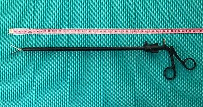 V. Mueller Mixter Angled Right Double-Action Forceps 10mm x 35cm LA8278