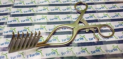 Turtle® TR-29-125 ~ Miskimon Retractor 7" Sharp 7x7 prongs Blade 30mmx40mm
