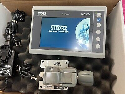 Karl Storz 8403ZX C-MAC Monitor for Storz Intubation scope comes w clamp bracket