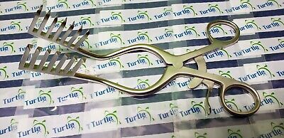 Turtle® TR-29-125 ~ Miskimon Retractor 7" Sharp 7x7 prongs Blade 30mmx40mm