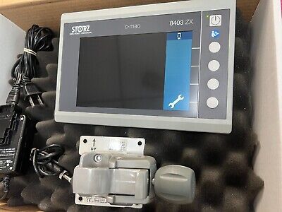 Karl Storz 8403ZX C-MAC Monitor for Storz Intubation scope comes w clamp bracket