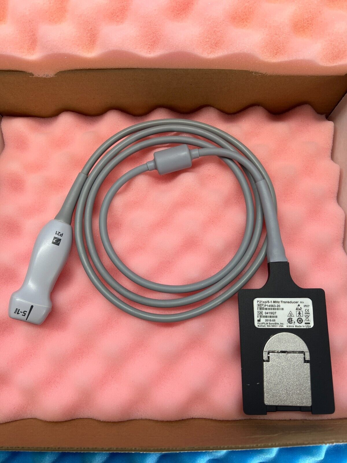 SonoSite P21Xp / 5-1MHz Phased Array Probe Transducer for X-Porte 2015-05