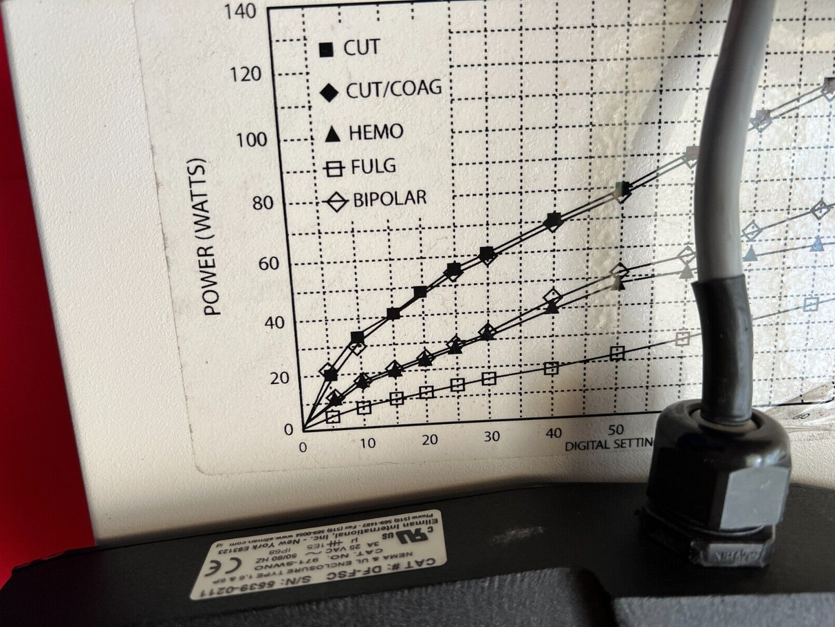 Richard Wolf Surgitron 4.0 HMz Dual RF 120 IEC Generator Ellman w/ Foot switch