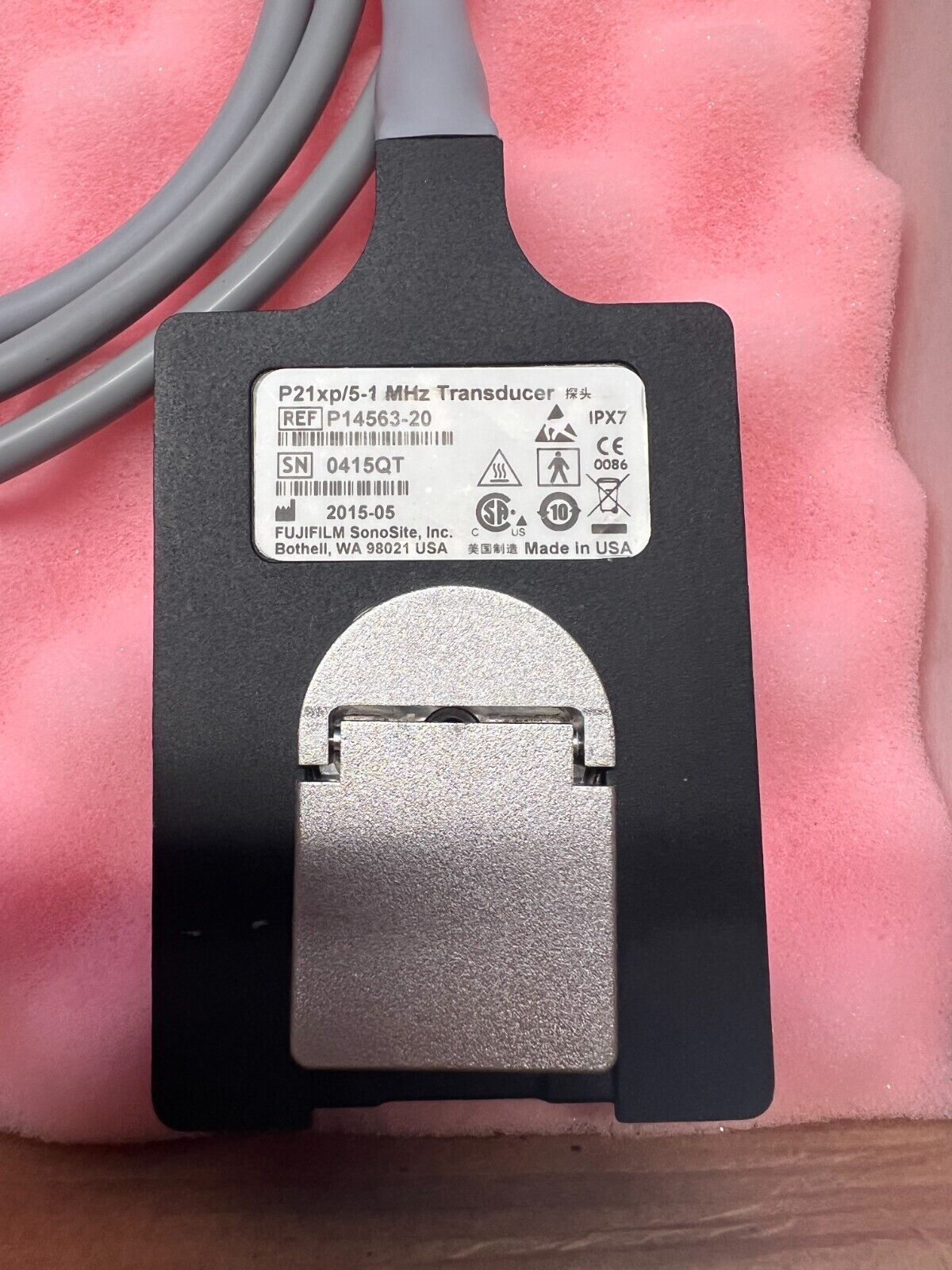 SonoSite P21Xp / 5-1MHz Phased Array Probe Transducer for X-Porte 2015-05