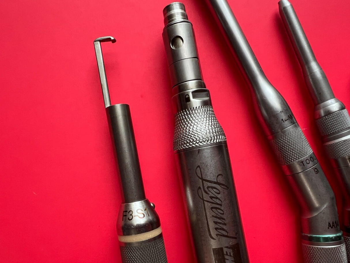 Medtronic Midas Rex EM100-A Legend EHS Drill with 8 Attachments Neuro Spin