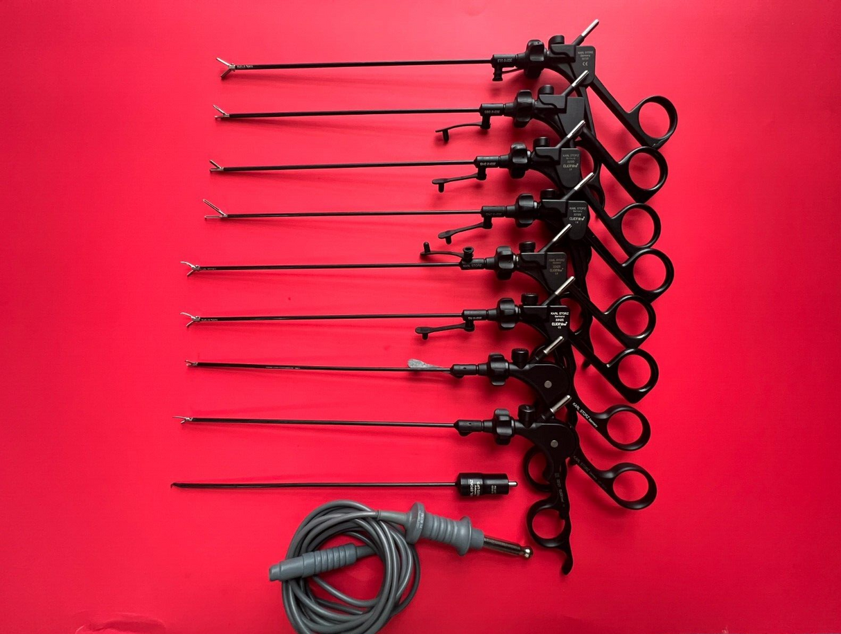 Karl Storz Surgical 3mm x 20cm Clickline Monopolar Insulated PEDIATRIC 10-pc Set