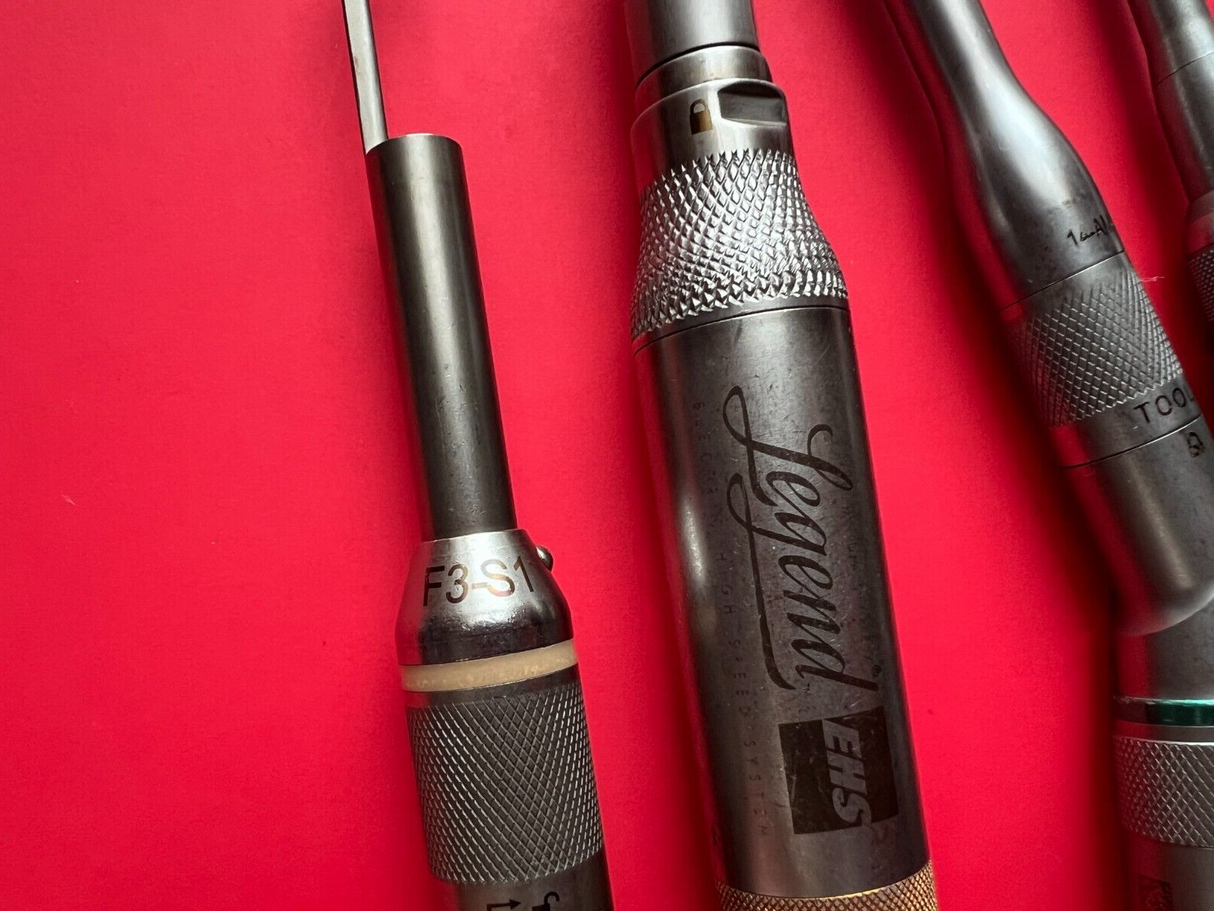 Medtronic Midas Rex EM100-A Legend EHS Drill with 8 Attachments Neuro Spin