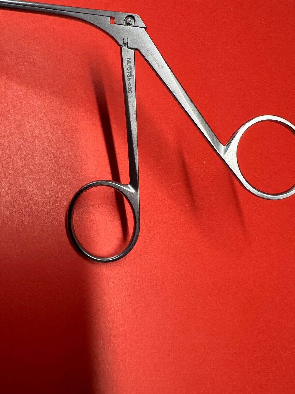 V. Mueller Nl3785-026 Rhoton Cup Forceps 11" Straight for neuro spine Germany