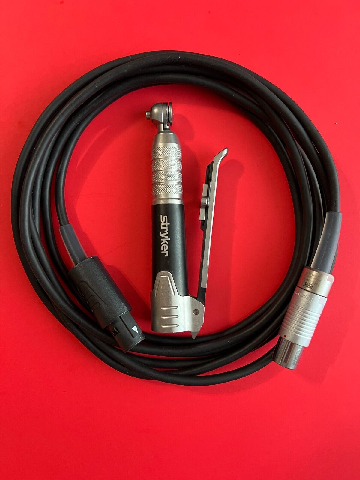 Stryker TPX 7400-034-000 Sagittal Saw set with connecting wire and Hand switch