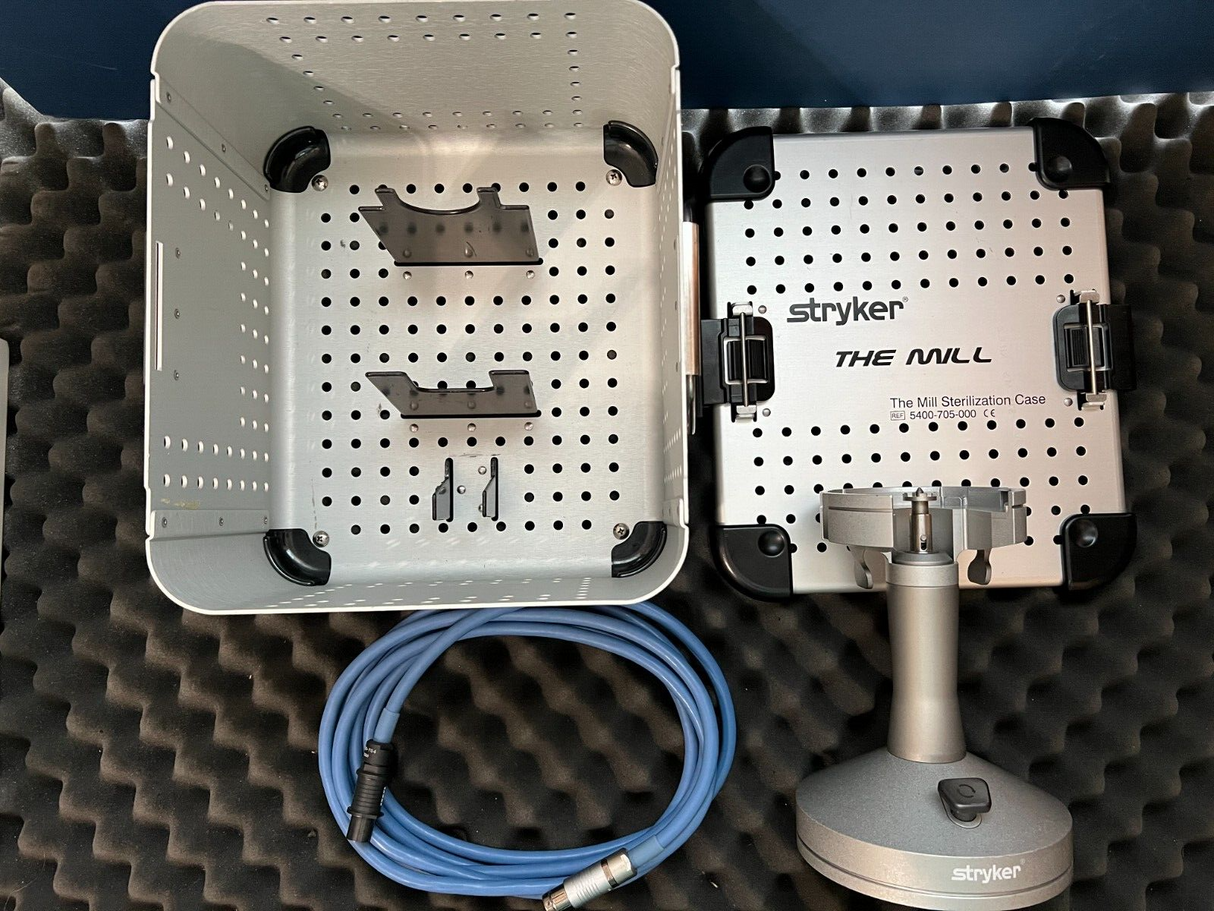 Stryker 5400-700 The Mill Bone Mill complete with wire and Sterilization Case