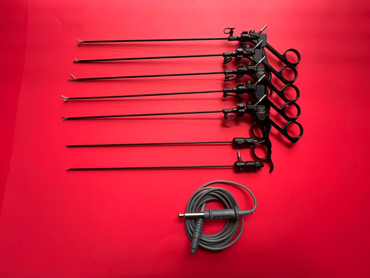 Karl Storz Forceps, Needle Holder Insulated Instruments set 3.5mm X 30cm