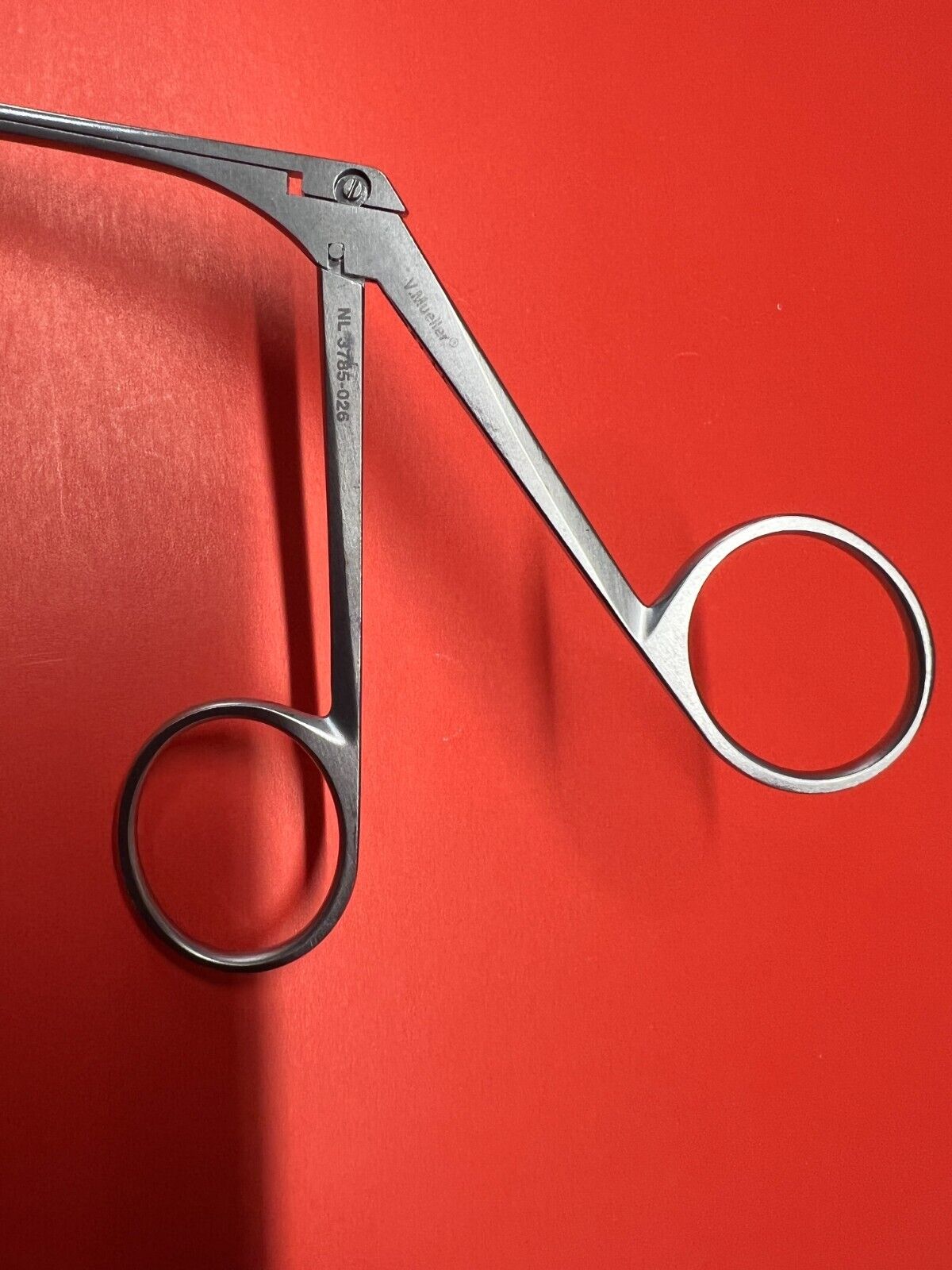 V. Mueller Nl3785-026 Rhoton Cup Forceps 11" Straight for neuro spine Germany