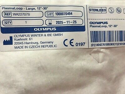 Olympus WA22707S TURis HF-Resection PLASMA LOOP Electrode, New Dated 2025