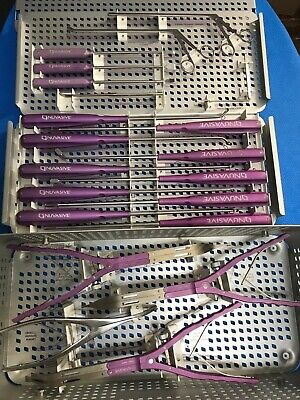 Nuvasive GENERAL Instruments Tray set 3 tear tray complete set spine, ortho