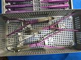 Nuvasive GENERAL Instruments Tray set 3 tear tray complete set spine, ortho