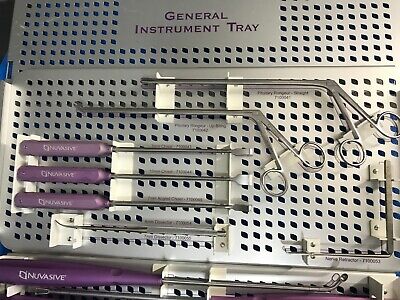 Nuvasive GENERAL Instruments Tray set 3 tear tray complete set spine, ortho