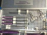 Nuvasive GENERAL Instruments Tray set 3 tear tray complete set spine, ortho