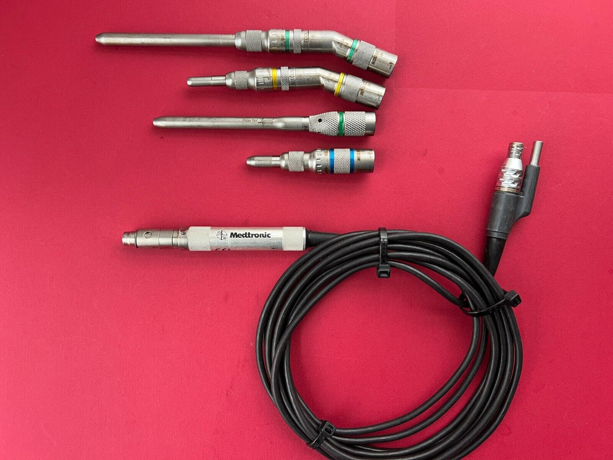 Medtronic EM200 Drill set w/ Attachments Neuro Spin Excellent working condition