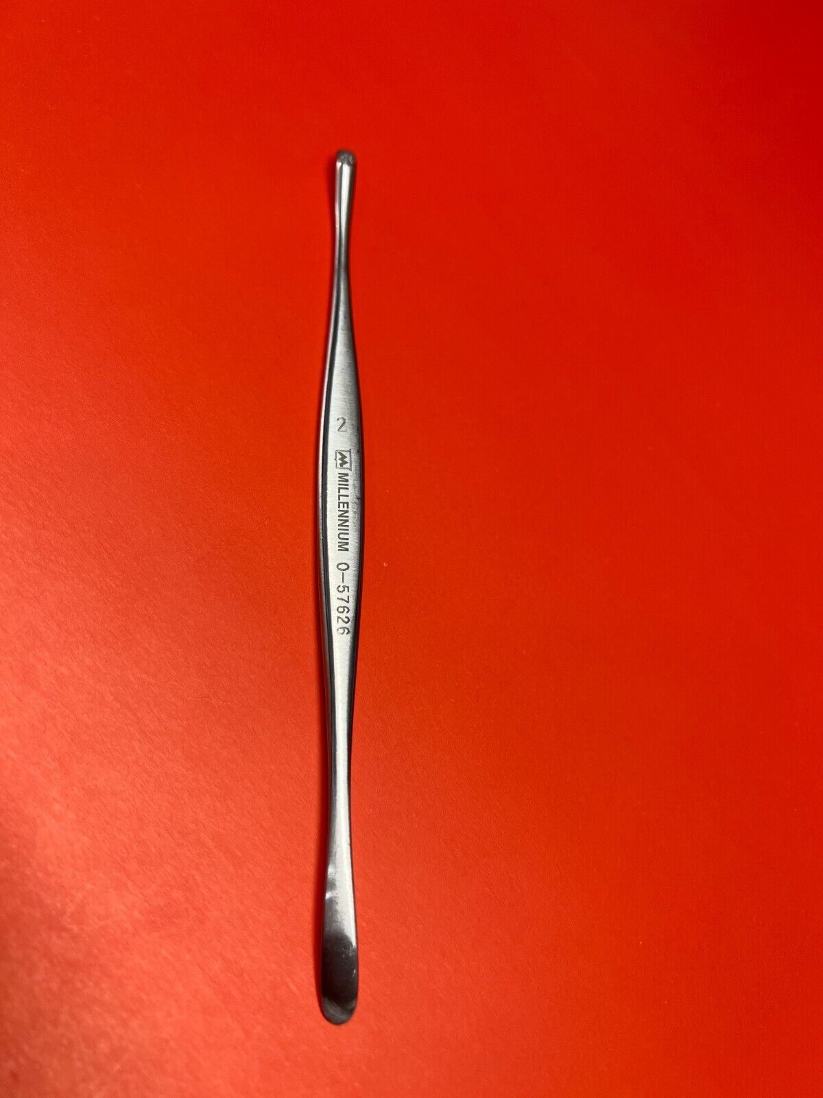 Millennium Surgical 0-57626. Penfield Elevator 7 3/4in no 2 double ended SPINE