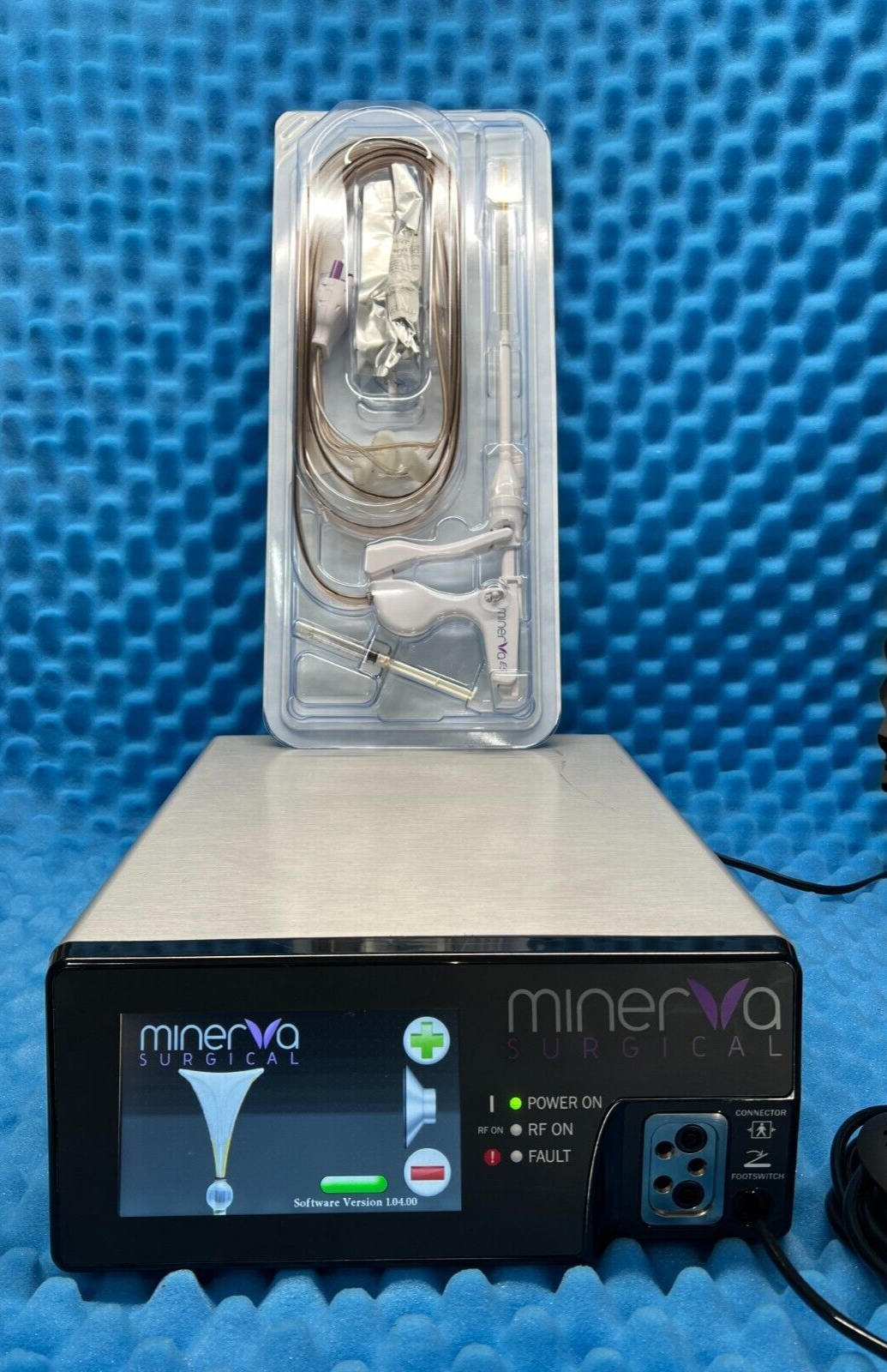 Minerva Surgical RF MIN180S Generator with Foothswitch All Function works