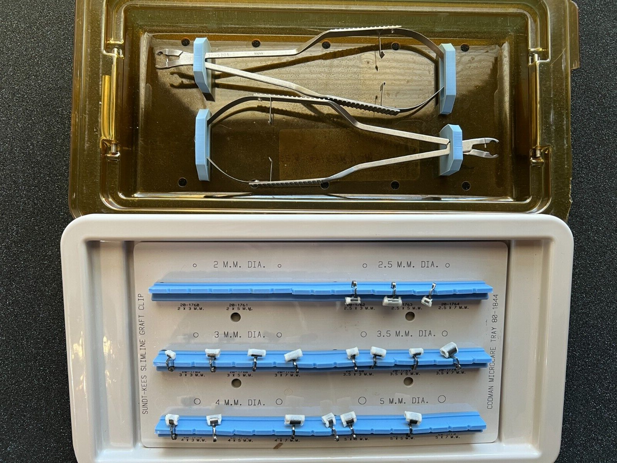 CODMAN Slimline Clip Tray with clips and appliers – E-Endoscopy