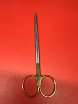 V. Mueller MO 1601-001 Tungsten Carbide 7" Dissecting Scissors Curved Blunt Tip.