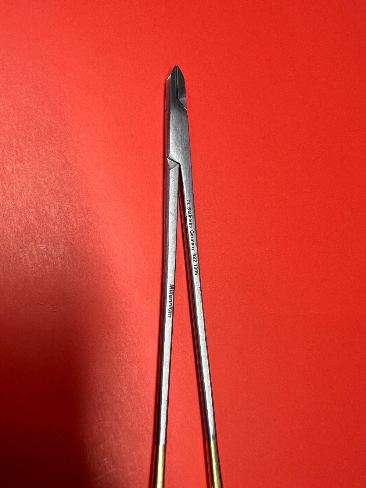 Millennium Surgical 82.4232. Wire Twisting Forceps 7 1/4in TC 4mm square tip